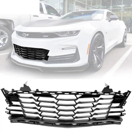 2019-2024 Chevy Camaro SS Models Only Black Front Bumper Lower Grille ABS