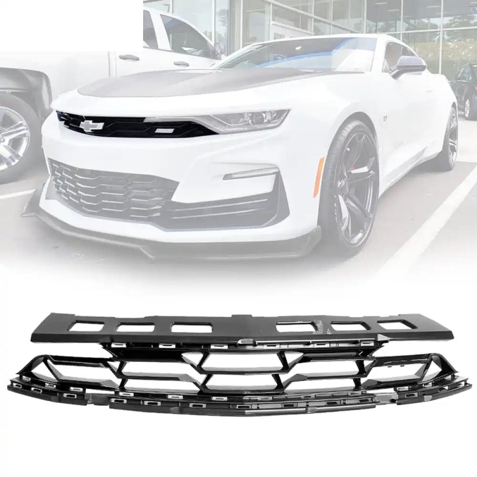 2019-2024 Chevy Camaro SS Models Only Front Bumper Upper Grille Guard ABS
