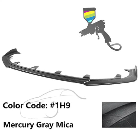 2019-2025 Lexus ES350 ES300h IKON Style Painted Front Bumper Lip PP Painted #1H9 Mercury Gray Mica