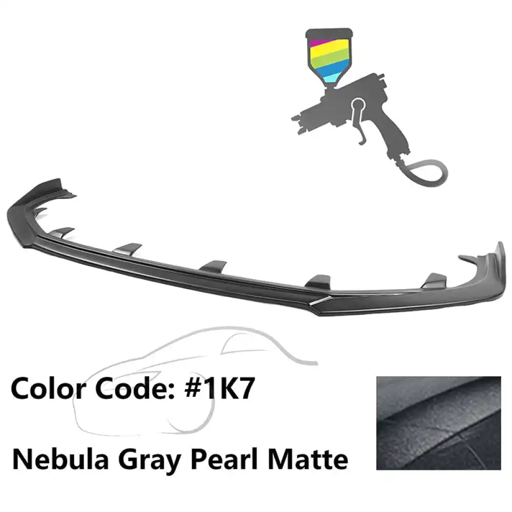 2019-2025 Lexus ES350 ES300h IKON Style Painted Front Bumper Lip PP Painted #1K7 Nebula Gray Pearl Matte