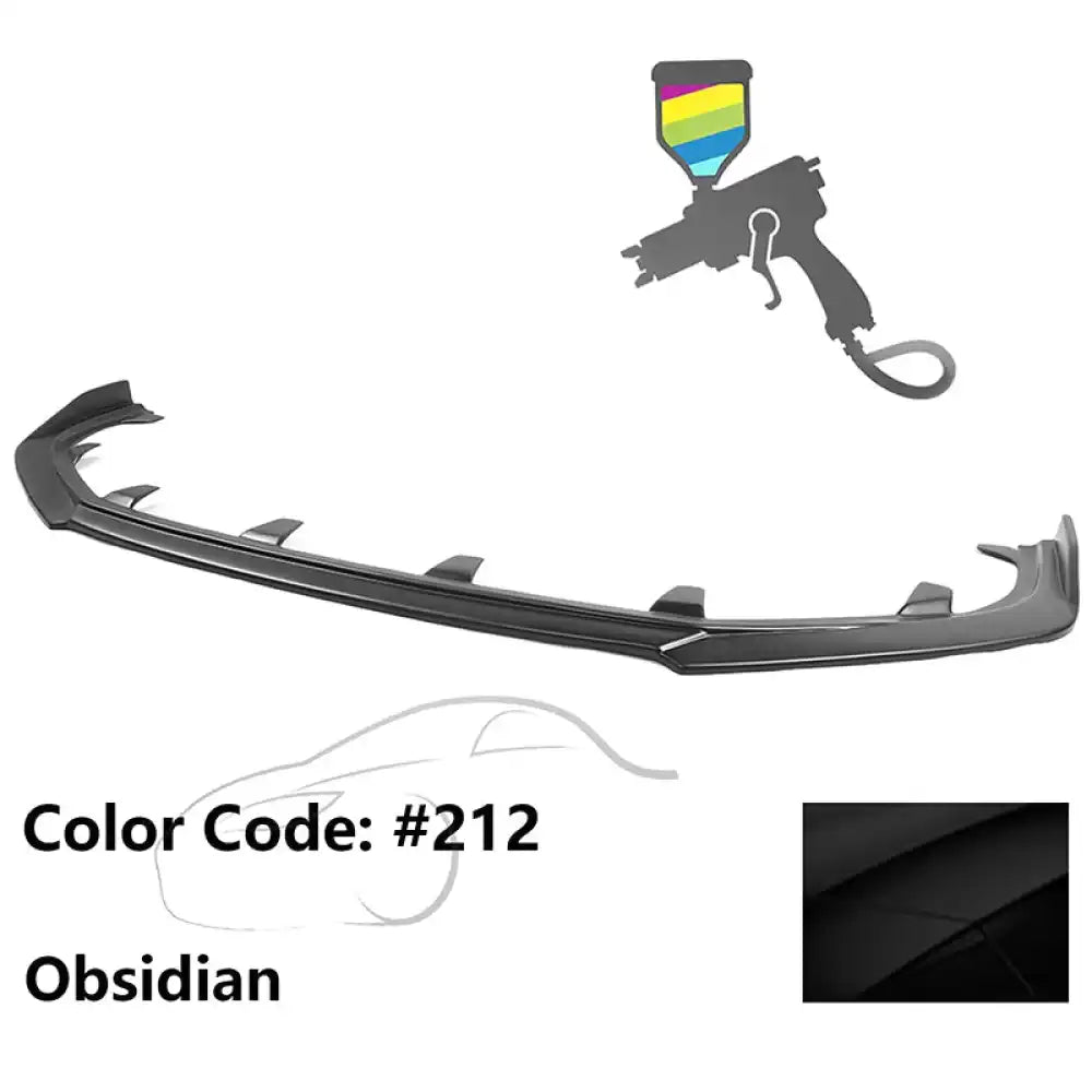 2019-2025 Lexus ES350 ES300h IKON Style Painted Front Bumper Lip PP Painted #212 Obsidian