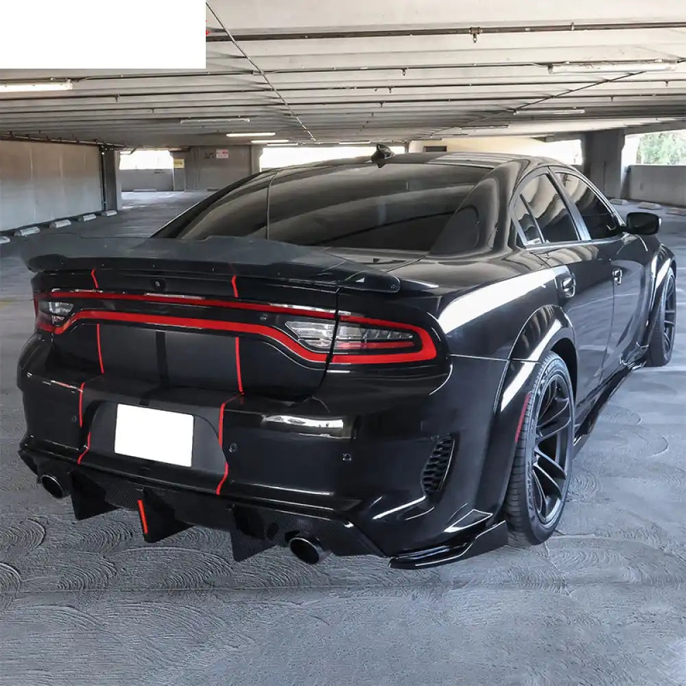 2020-2023 Charger Widebody Rear Diffuser W/ Brake Light PP