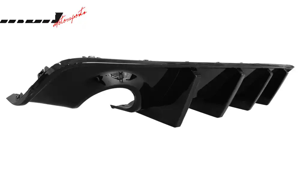 2020-2023 Dodge Charger Rear Bumper Cover + IKON Rear Diffuser Black PP Gloss Black