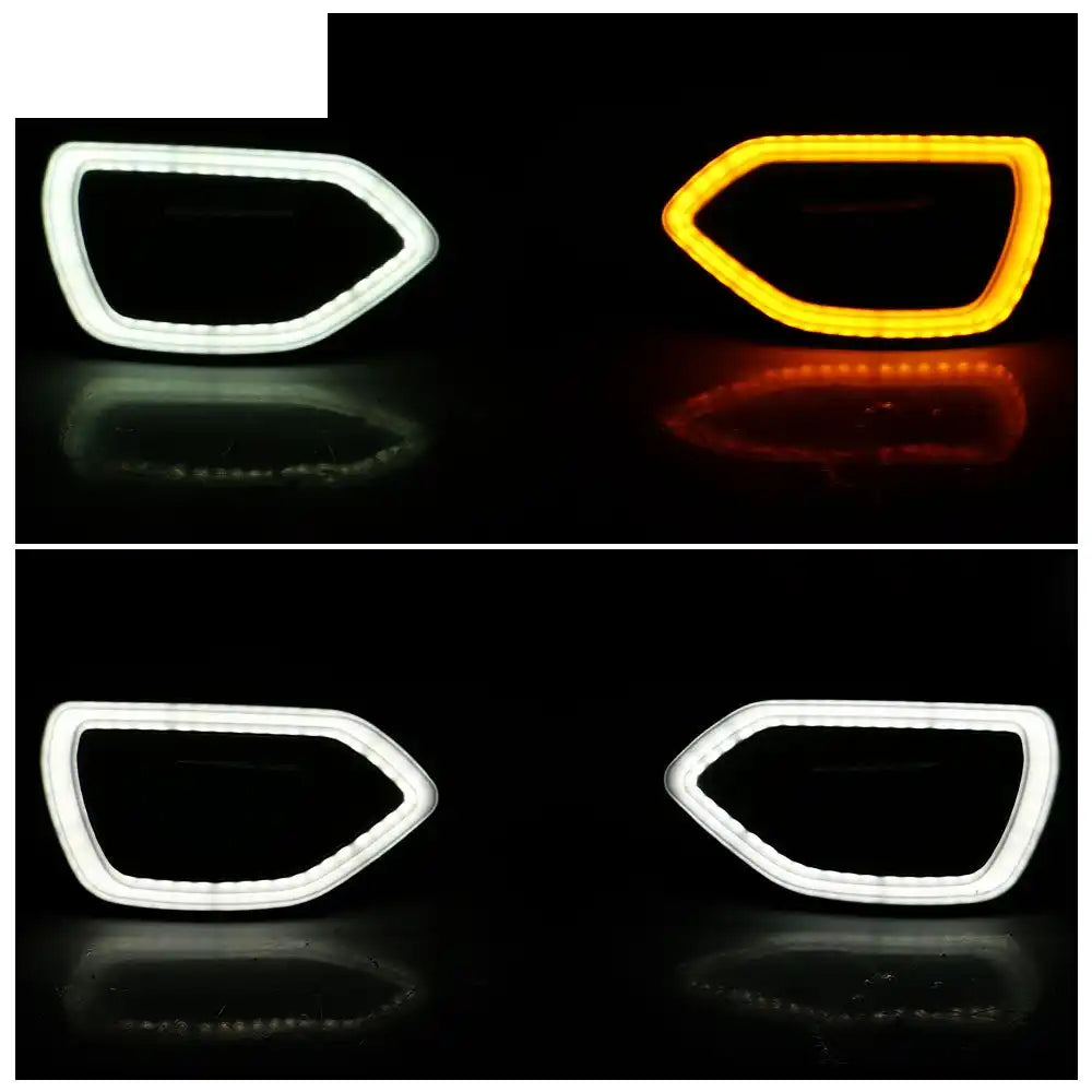 2020-2023 Dodge Charger SRT Widebody Style Smoke LED Mesh Grille ABS