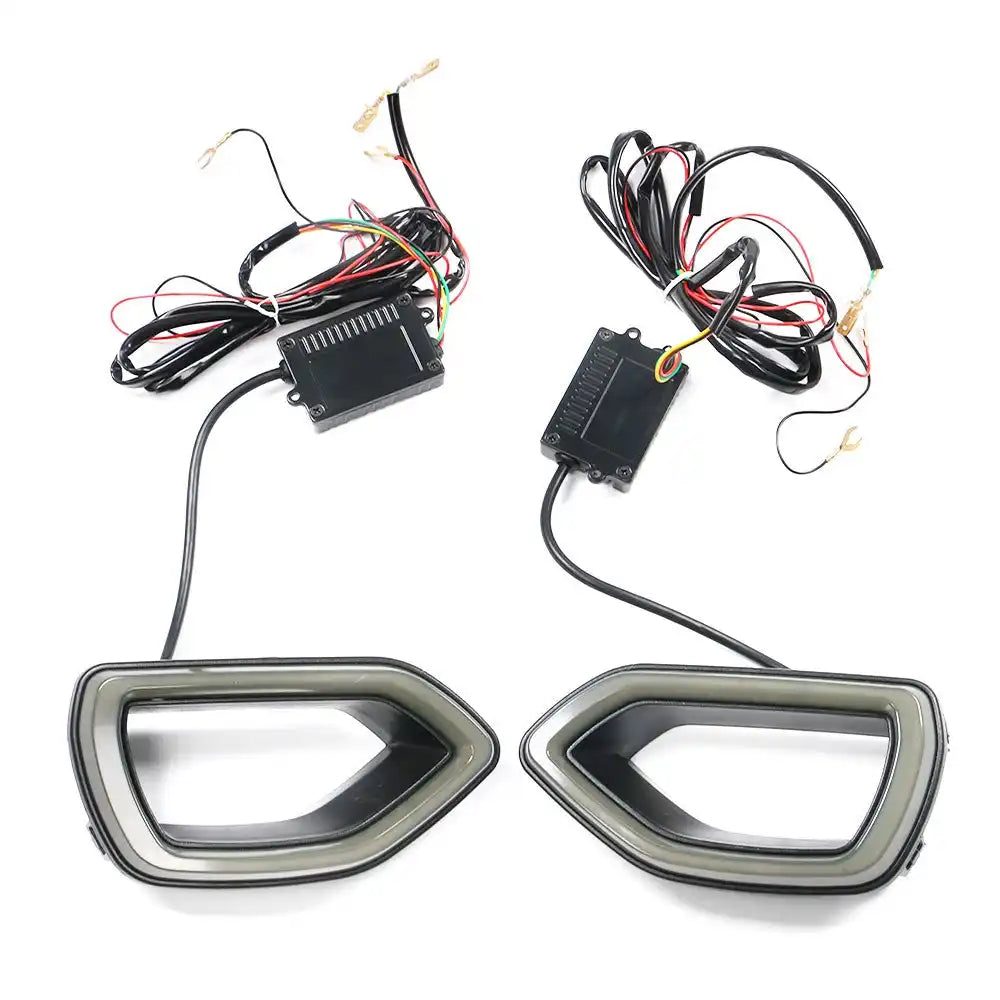 2020-2023 Dodge Charger SRT Widebody Style Smoke LED Mesh Grille ABS