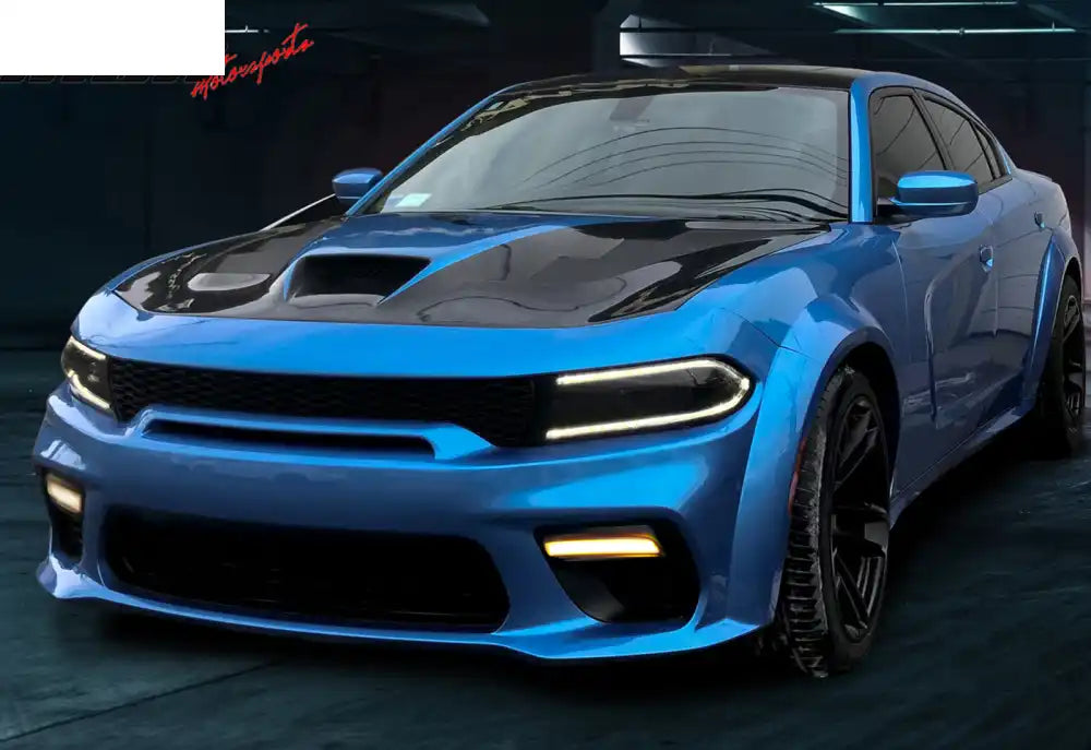 2020-2023 Dodge Charger Widebody OE Style Front Bumper Upper Grilles