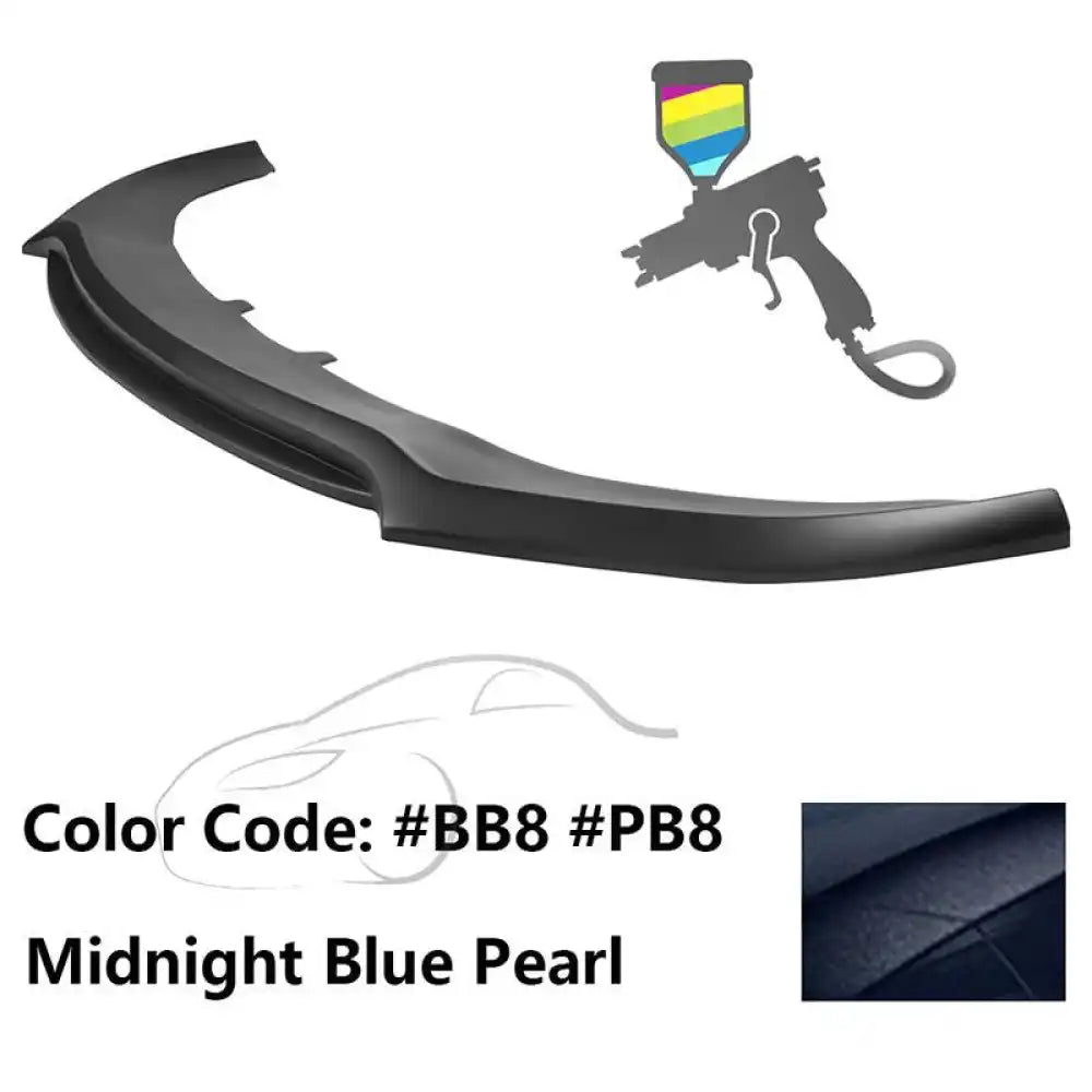 2020-2023 Dodge Charger Widebody V3 PP Front Bumper Lip Painted #BB8 Midnight Blue Pearl