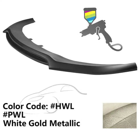 2020-2023 Dodge Charger Widebody V3 PP Front Bumper Lip Painted #HWL White Gold Metallic
