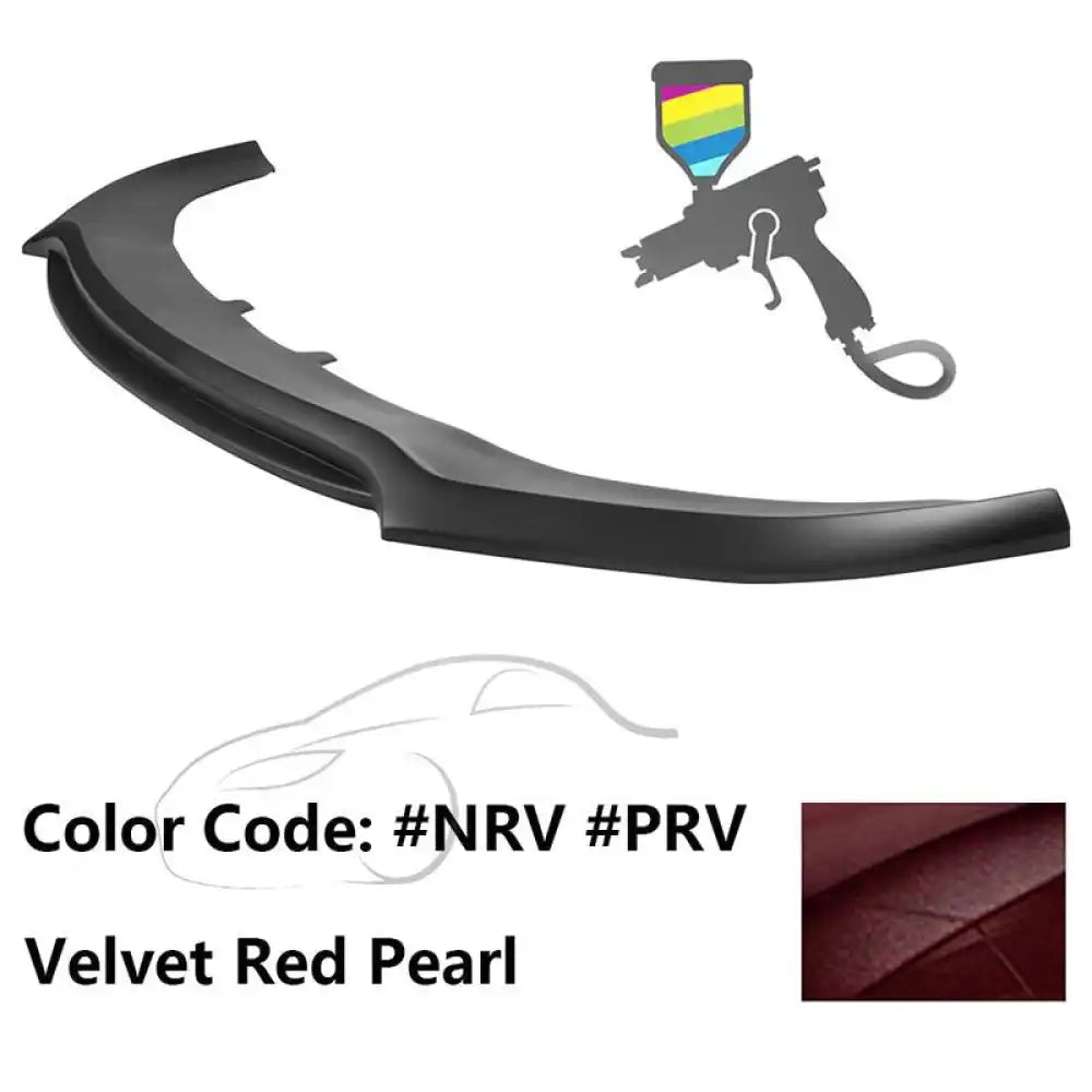2020-2023 Dodge Charger Widebody V3 PP Front Bumper Lip Painted #NRV Velvet Red Pearl