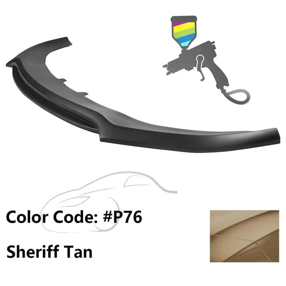 2020-2023 Dodge Charger Widebody V3 PP Front Bumper Lip Painted #P76 Sheriff Tan