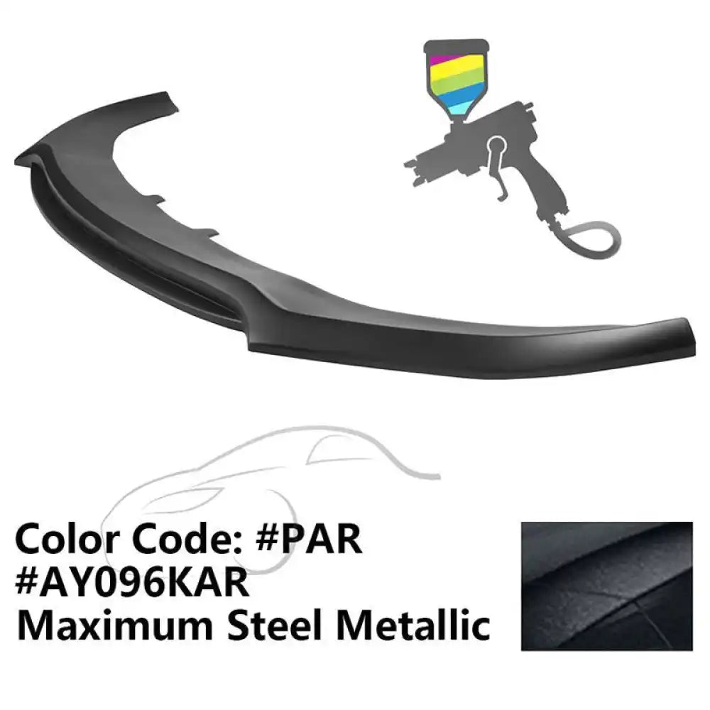 2020-2023 Dodge Charger Widebody V3 PP Front Bumper Lip Painted #PAR Maximum Steel Metallic