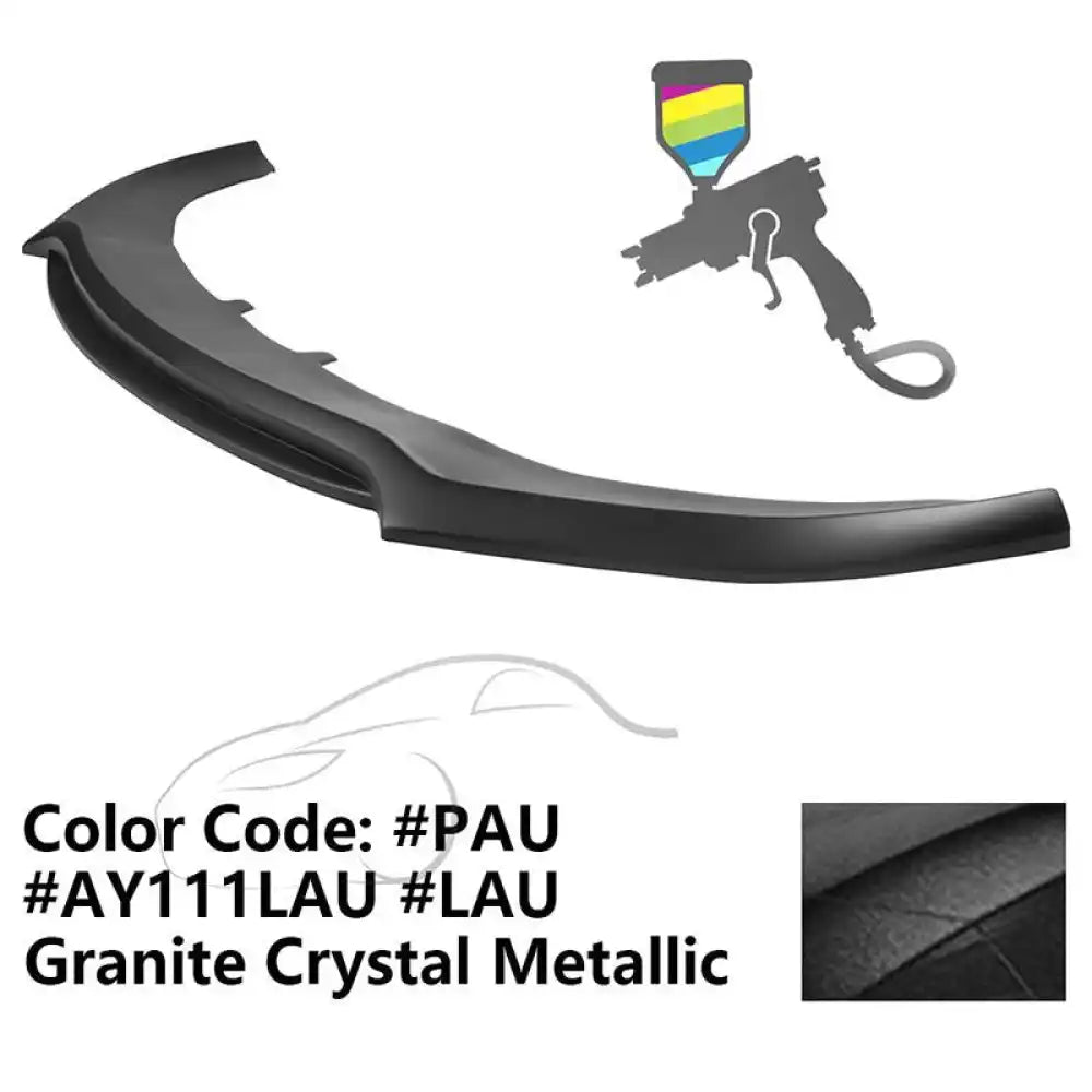 2020-2023 Dodge Charger Widebody V3 PP Front Bumper Lip Painted #PAU Granite Crystal Metallic