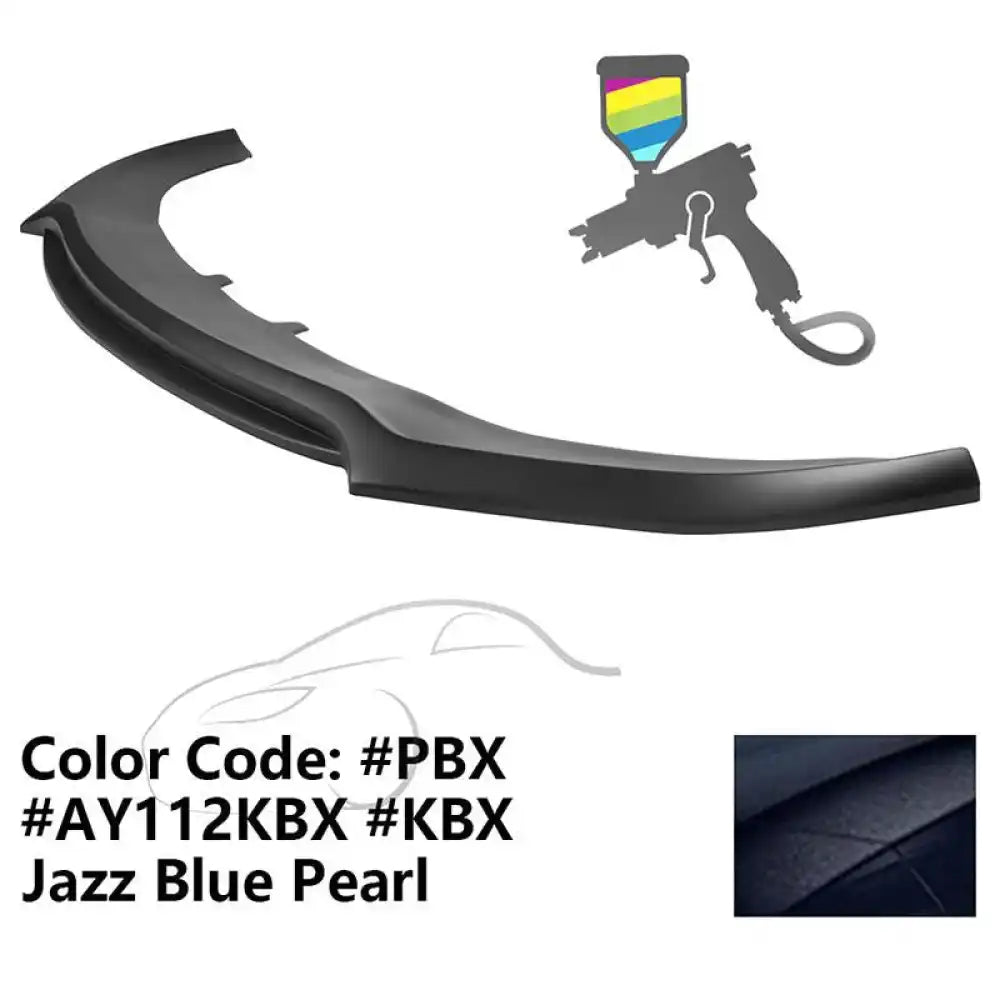 2020-2023 Dodge Charger Widebody V3 PP Front Bumper Lip Painted #PBX Jazz Blue Pearl