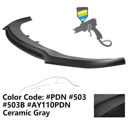 2020-2023 Dodge Charger Widebody V3 PP Front Bumper Lip Painted #PDN Ceramic Gray