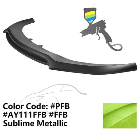 2020-2023 Dodge Charger Widebody V3 PP Front Bumper Lip Painted #PFB Sublime Metallic
