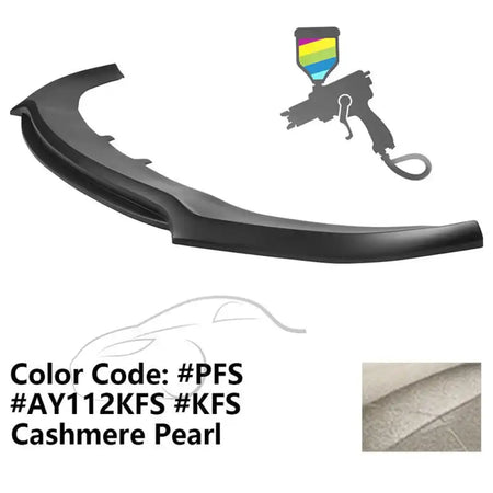 2020-2023 Dodge Charger Widebody V3 PP Front Bumper Lip Painted #PFS Cashmere Pearl