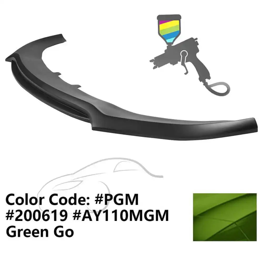 2020-2023 Dodge Charger Widebody V3 PP Front Bumper Lip Painted #PGM Green Go