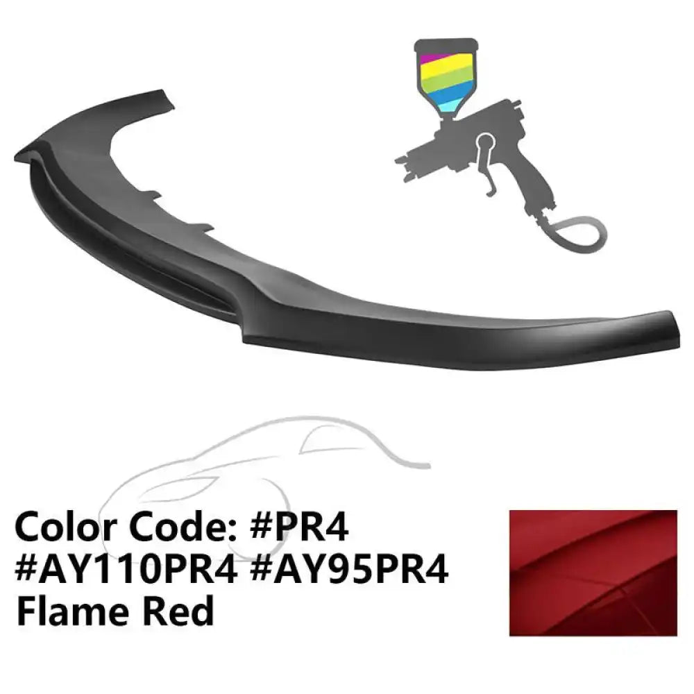 2020-2023 Dodge Charger Widebody V3 PP Front Bumper Lip Painted #PR4 Flame Red