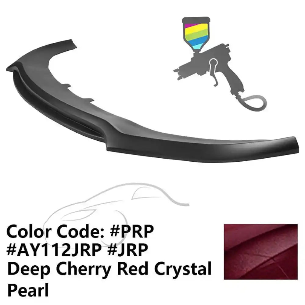 2020-2023 Dodge Charger Widebody V3 PP Front Bumper Lip Painted #PRP Deep Cherry Red Crystal Pearl