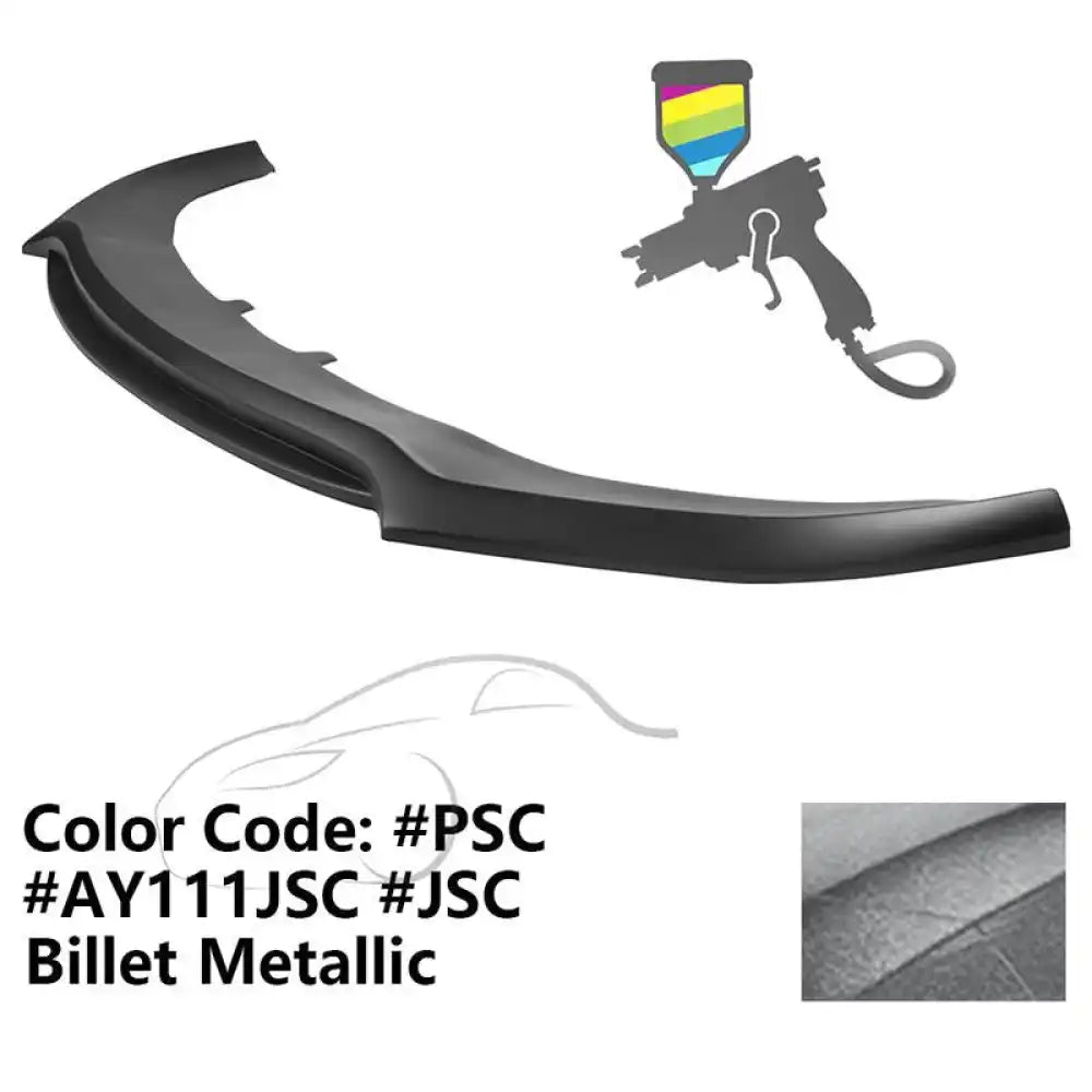 2020-2023 Dodge Charger Widebody V3 PP Front Bumper Lip Painted #PSC Billet Metallic