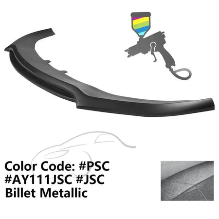2020-2023 Dodge Charger Widebody V3 PP Front Bumper Lip Painted #PSC Billet Metallic