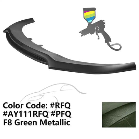 2020-2023 Dodge Charger Widebody V3 PP Front Bumper Lip Painted #RFQ F8 Green Metallic
