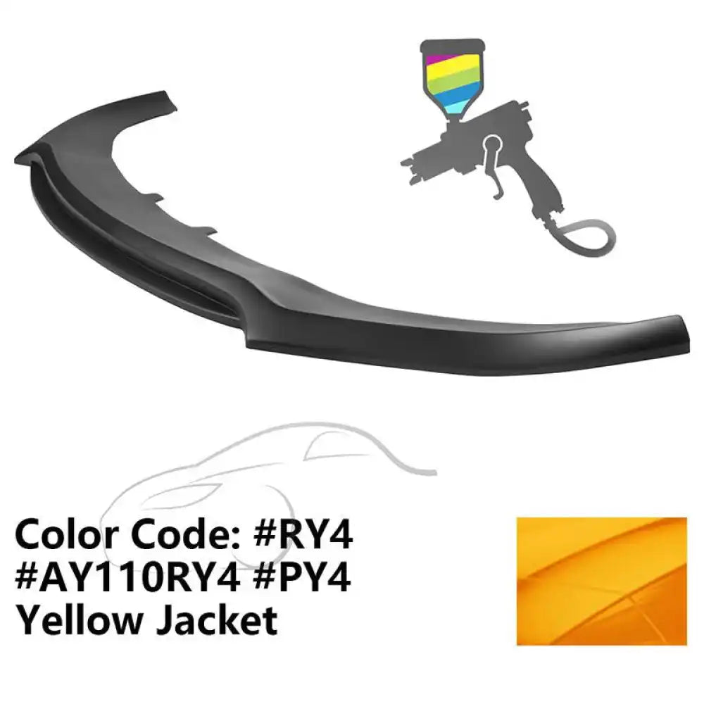 2020-2023 Dodge Charger Widebody V3 PP Front Bumper Lip Painted #RY4 Yellow Jacket