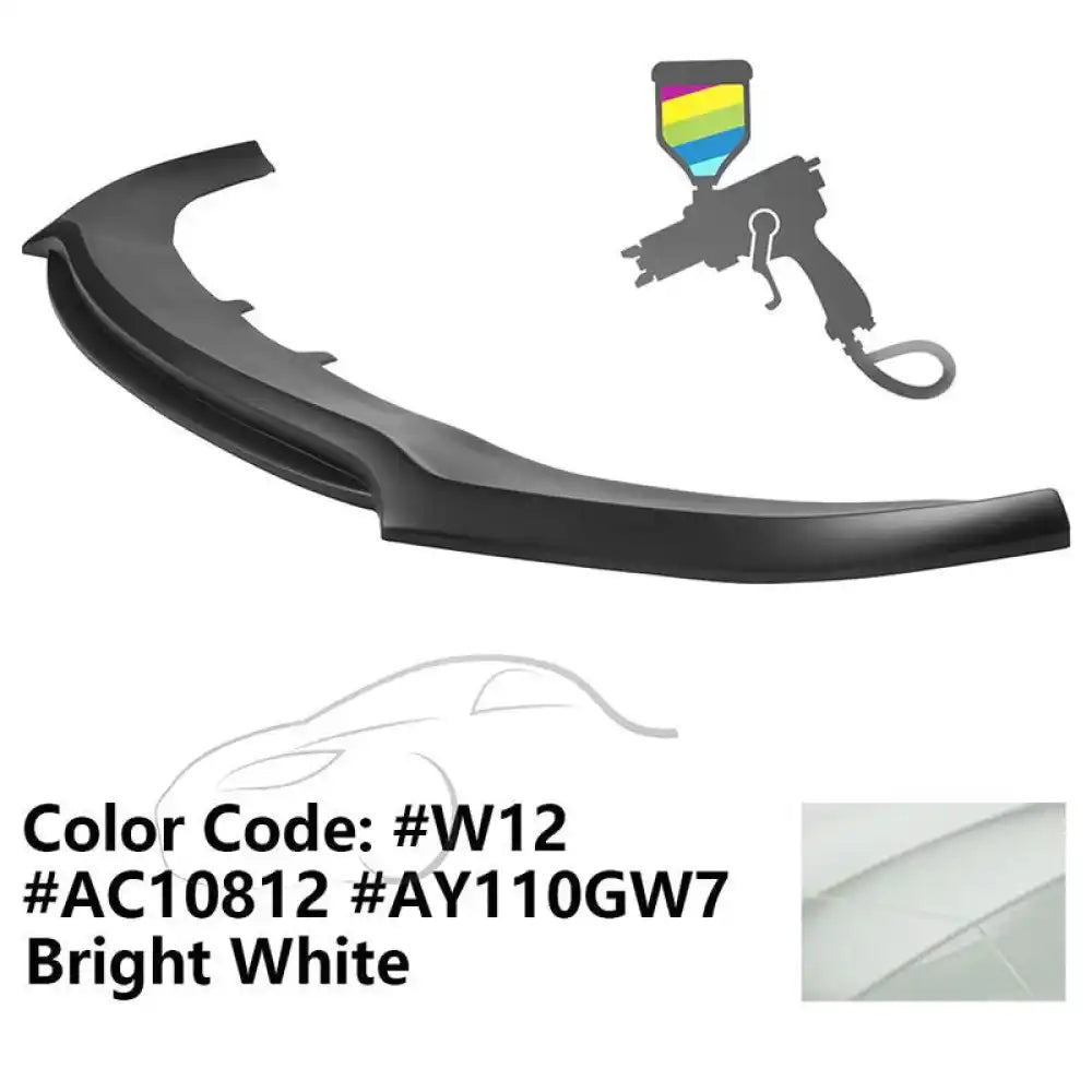 2020-2023 Dodge Charger Widebody V3 PP Front Bumper Lip Painted #W12 Bright White