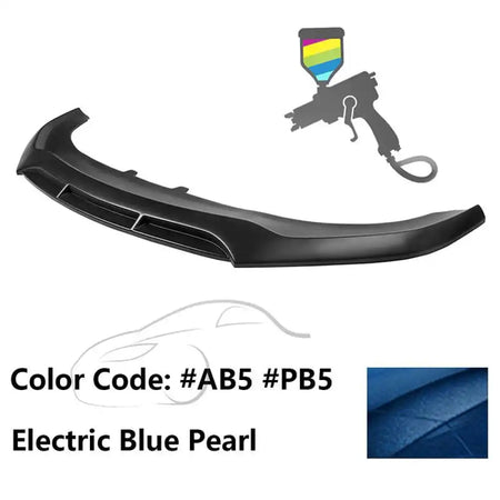 2020-2023 Dodge Charger Widebody V5 PP Front Bumper Lip Painted #AB5 Electric Blue Pearl