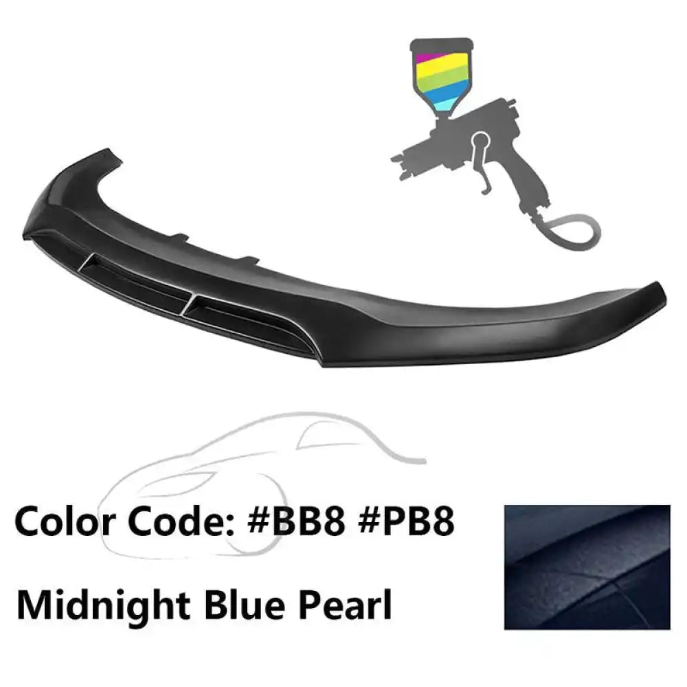 2020-2023 Dodge Charger Widebody V5 PP Front Bumper Lip Painted #BB8 Midnight Blue Pearl
