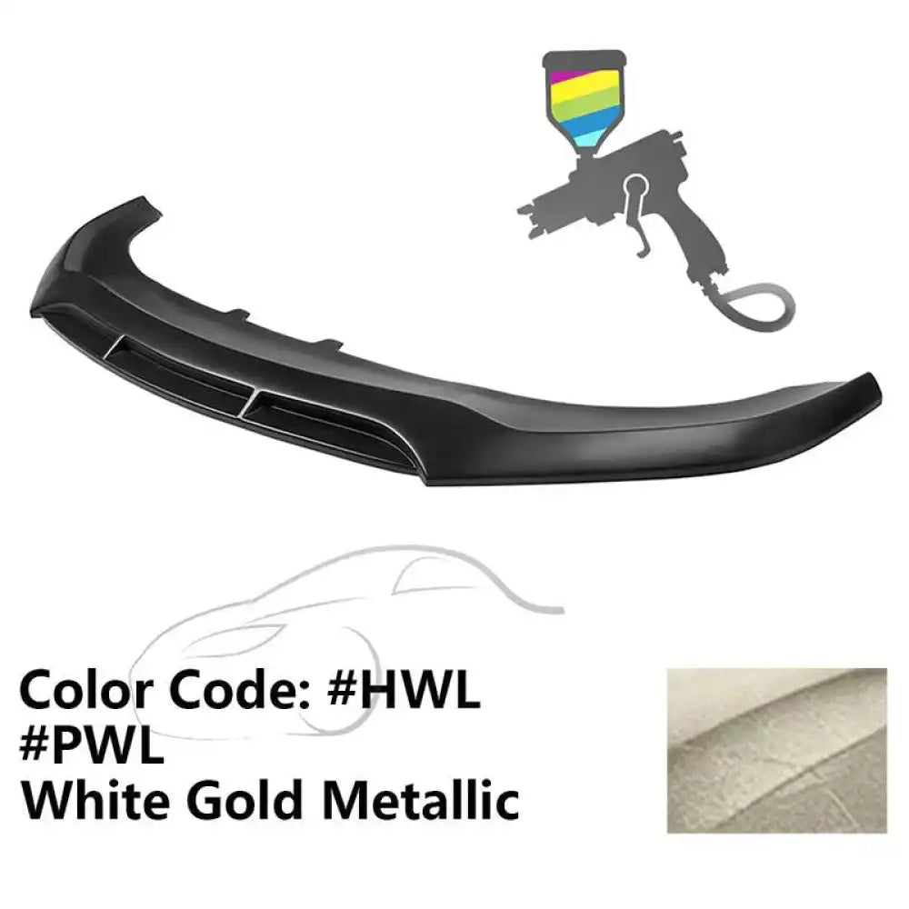 2020-2023 Dodge Charger Widebody V5 PP Front Bumper Lip Painted #HWL White Gold Metallic