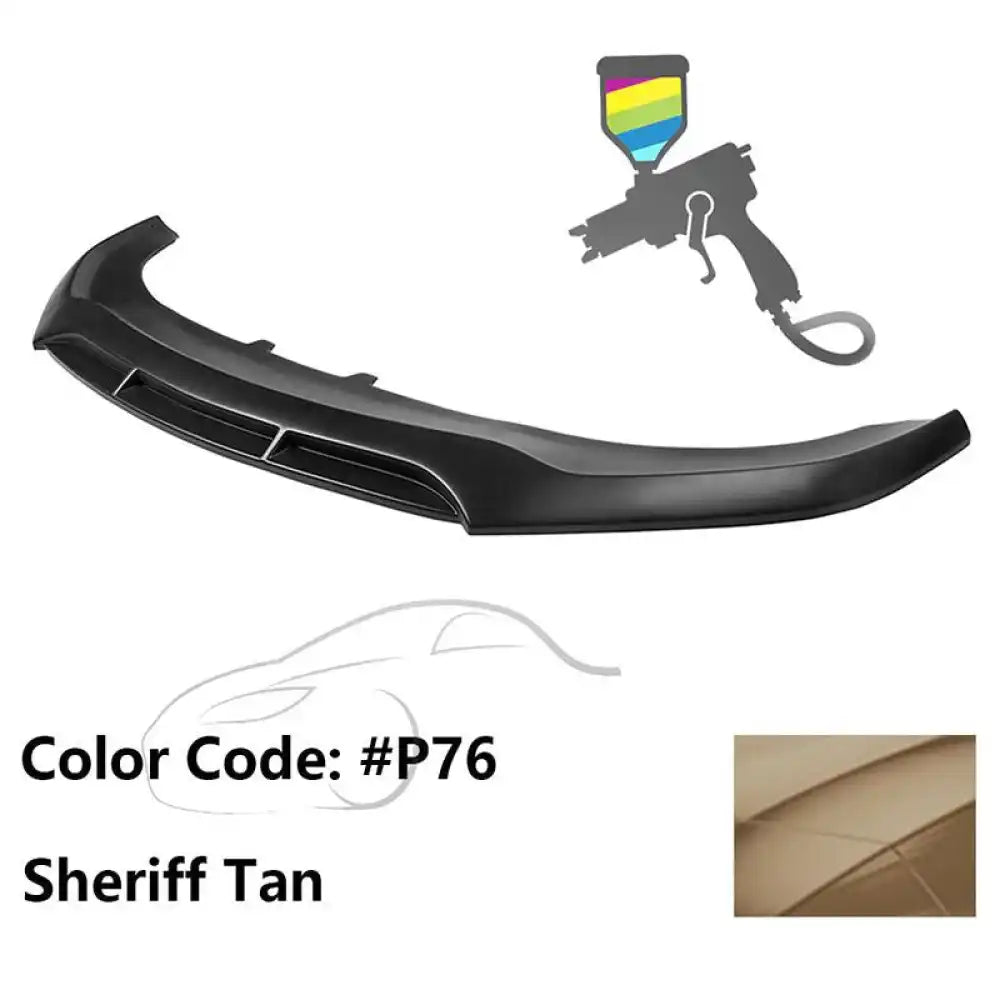 2020-2023 Dodge Charger Widebody V5 PP Front Bumper Lip Painted #P76 Sheriff Tan