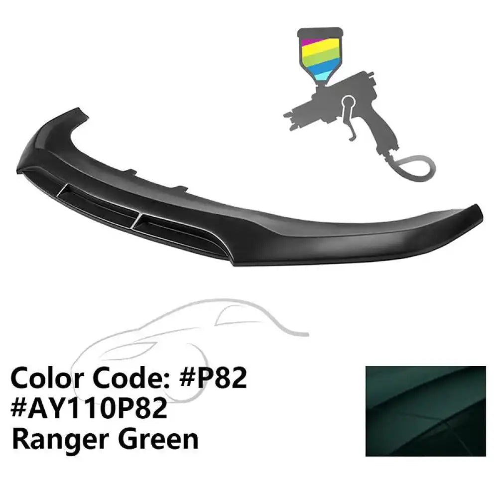 2020-2023 Dodge Charger Widebody V5 PP Front Bumper Lip Painted #P82 Ranger Green