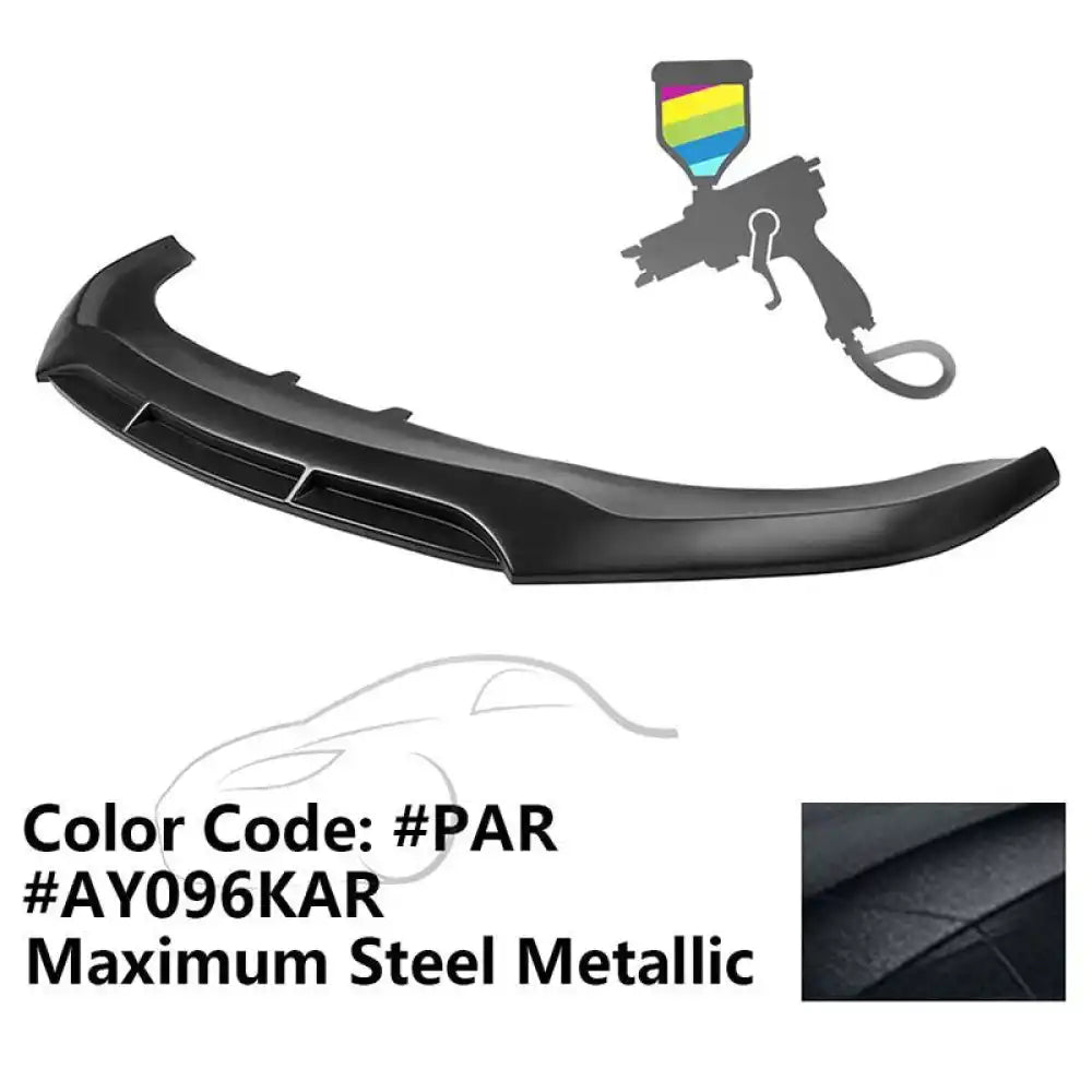 2020-2023 Dodge Charger Widebody V5 PP Front Bumper Lip Painted #PAR Maximum Steel Metallic