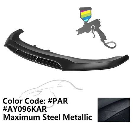 2020-2023 Dodge Charger Widebody V5 PP Front Bumper Lip Painted #PAR Maximum Steel Metallic
