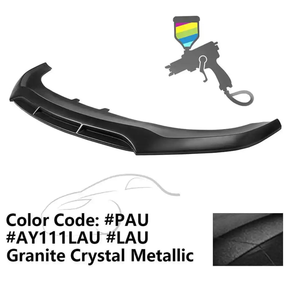 2020-2023 Dodge Charger Widebody V5 PP Front Bumper Lip Painted #PAU Granite Crystal Metallic