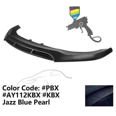 2020-2023 Dodge Charger Widebody V5 PP Front Bumper Lip Painted #PBX Jazz Blue Pearl