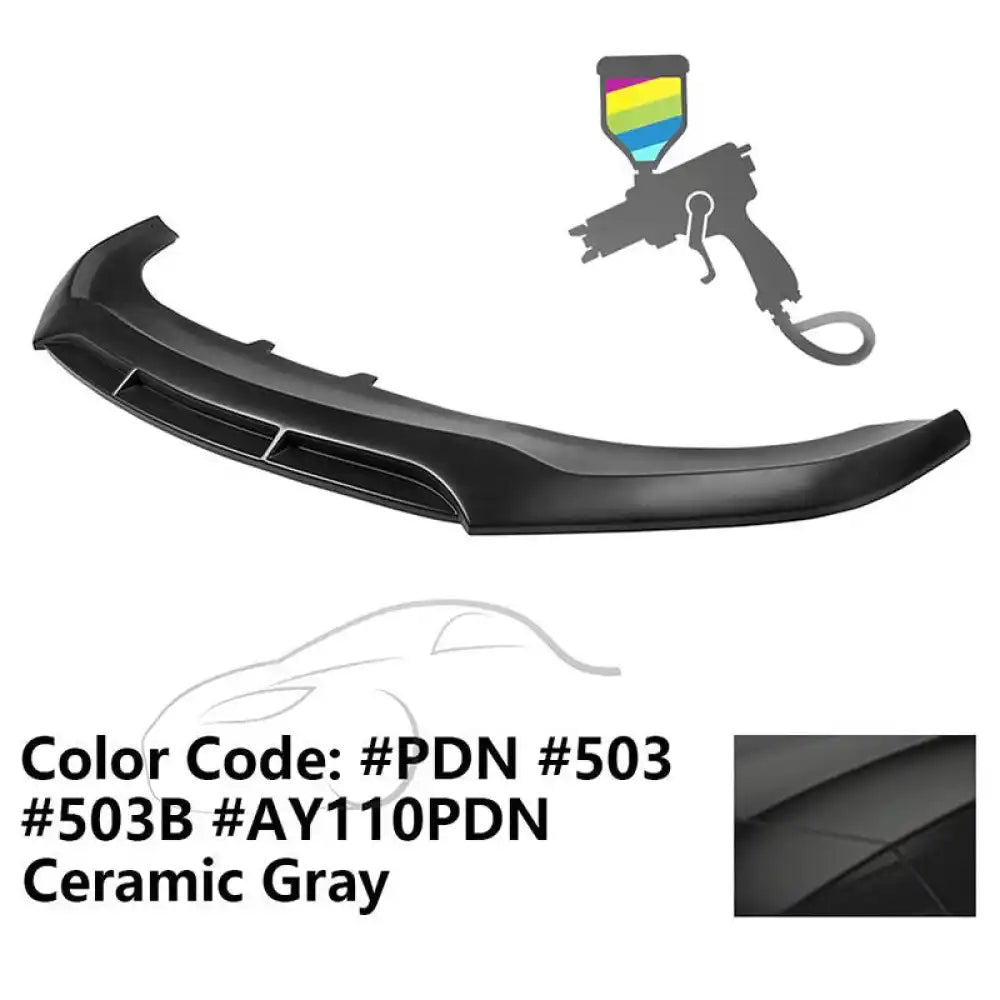 2020-2023 Dodge Charger Widebody V5 PP Front Bumper Lip Painted #PDN Ceramic Gray