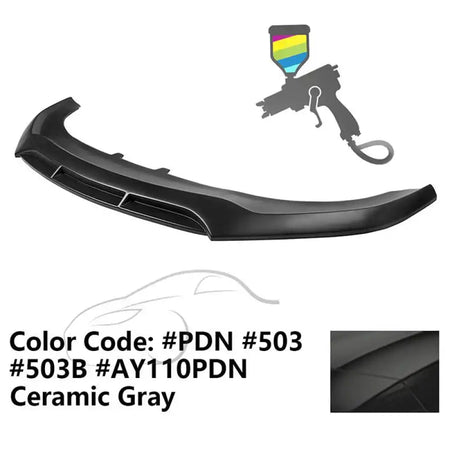 2020-2023 Dodge Charger Widebody V5 PP Front Bumper Lip Painted #PDN Ceramic Gray