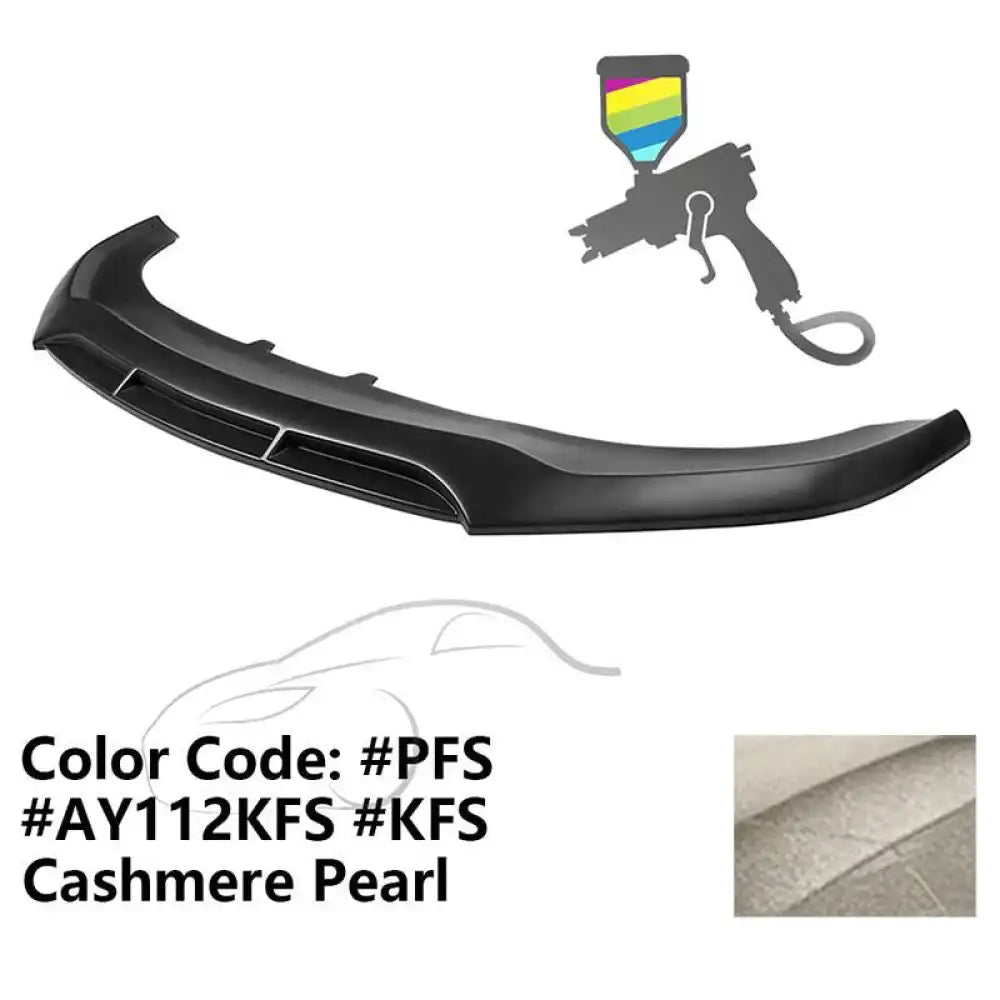 2020-2023 Dodge Charger Widebody V5 PP Front Bumper Lip Painted #PFS Cashmere Pearl