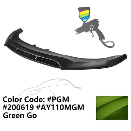 2020-2023 Dodge Charger Widebody V5 PP Front Bumper Lip Painted #PGM Green Go