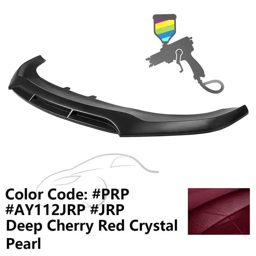 2020-2023 Dodge Charger Widebody V5 PP Front Bumper Lip Painted #PRP Deep Cherry Red Crystal Pearl