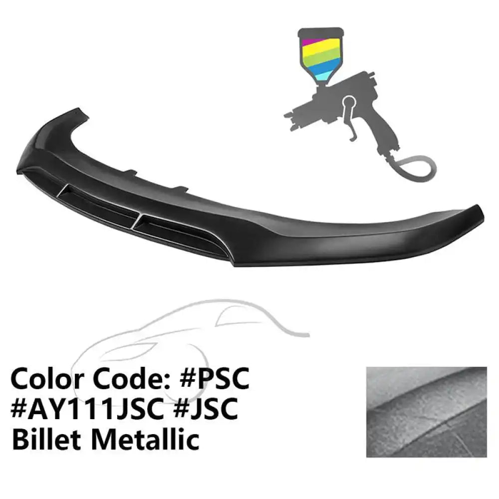 2020-2023 Dodge Charger Widebody V5 PP Front Bumper Lip Painted #PSC Billet Metallic