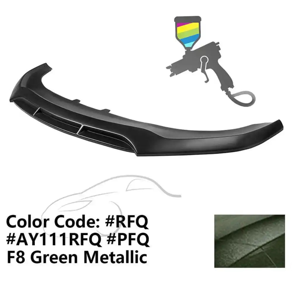 2020-2023 Dodge Charger Widebody V5 PP Front Bumper Lip Painted #RFQ F8 Green Metallic