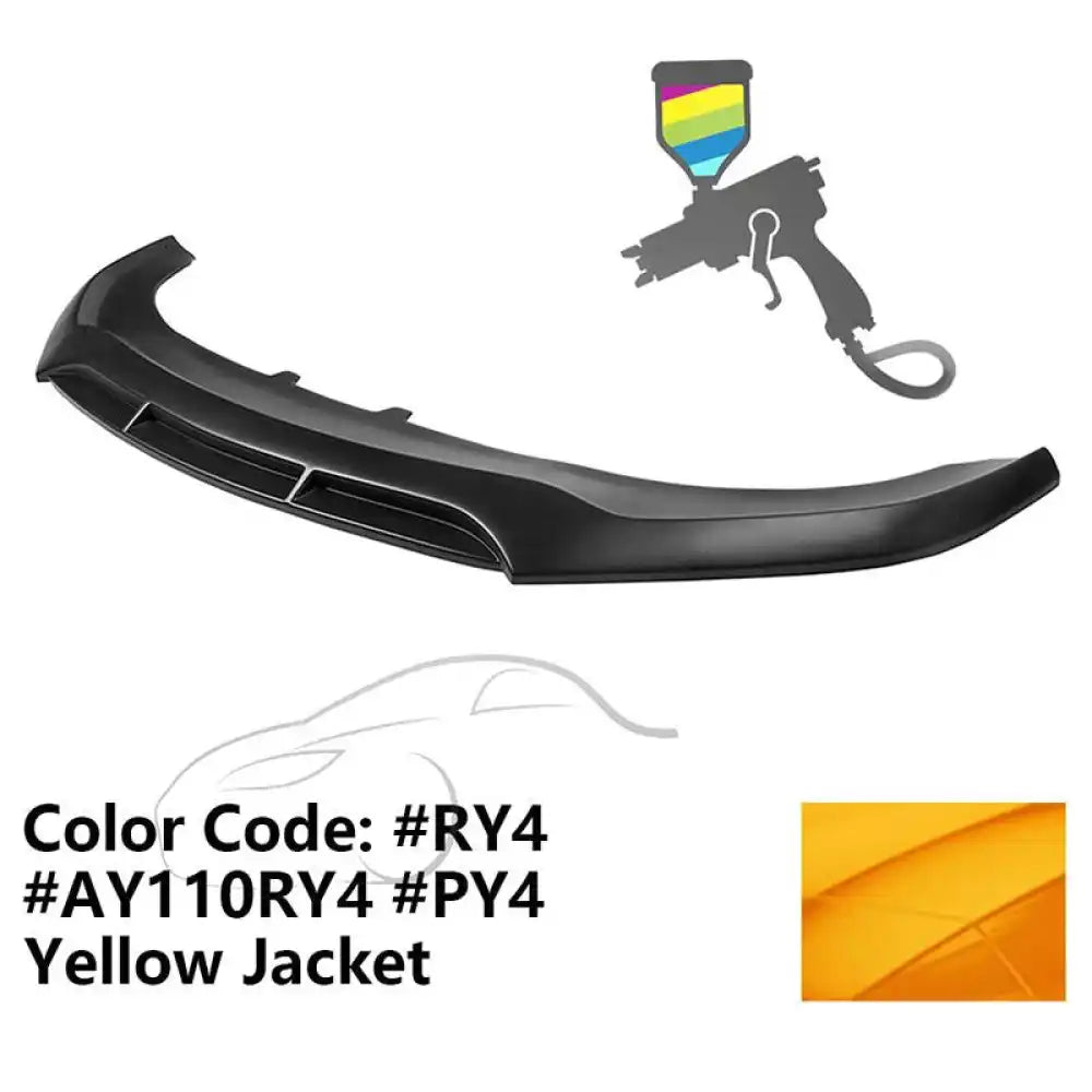 2020-2023 Dodge Charger Widebody V5 PP Front Bumper Lip Painted #RY4 Yellow Jacket