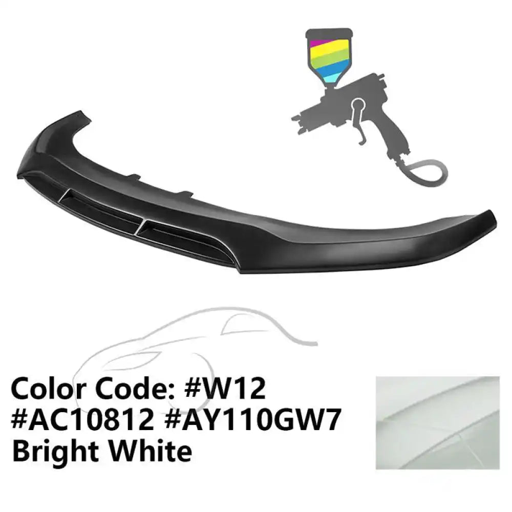 2020-2023 Dodge Charger Widebody V5 PP Front Bumper Lip Painted #W12 Bright White