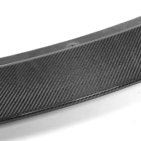 2020-2024 Tesla Y Track Pack Gloss Black Front Bumper Lip Carbon Print Gloss Black