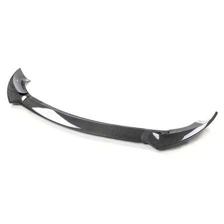 2020-2024 Tesla Y Track Pack Gloss Black Front Bumper Lip Carbon Print Gloss Black