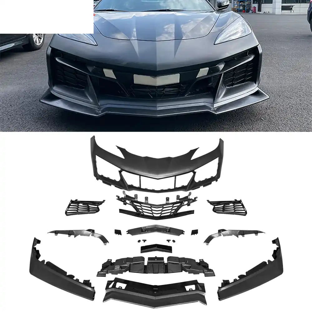 2020-2025 Chevrolet Corvette E-RAY Style Front Bumper Conversion PP