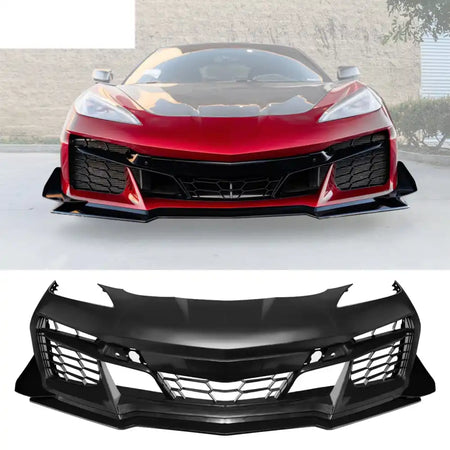 2020-2025 Chevrolet Corvette Z06 Z07 Style Front Bumper Conversion PP